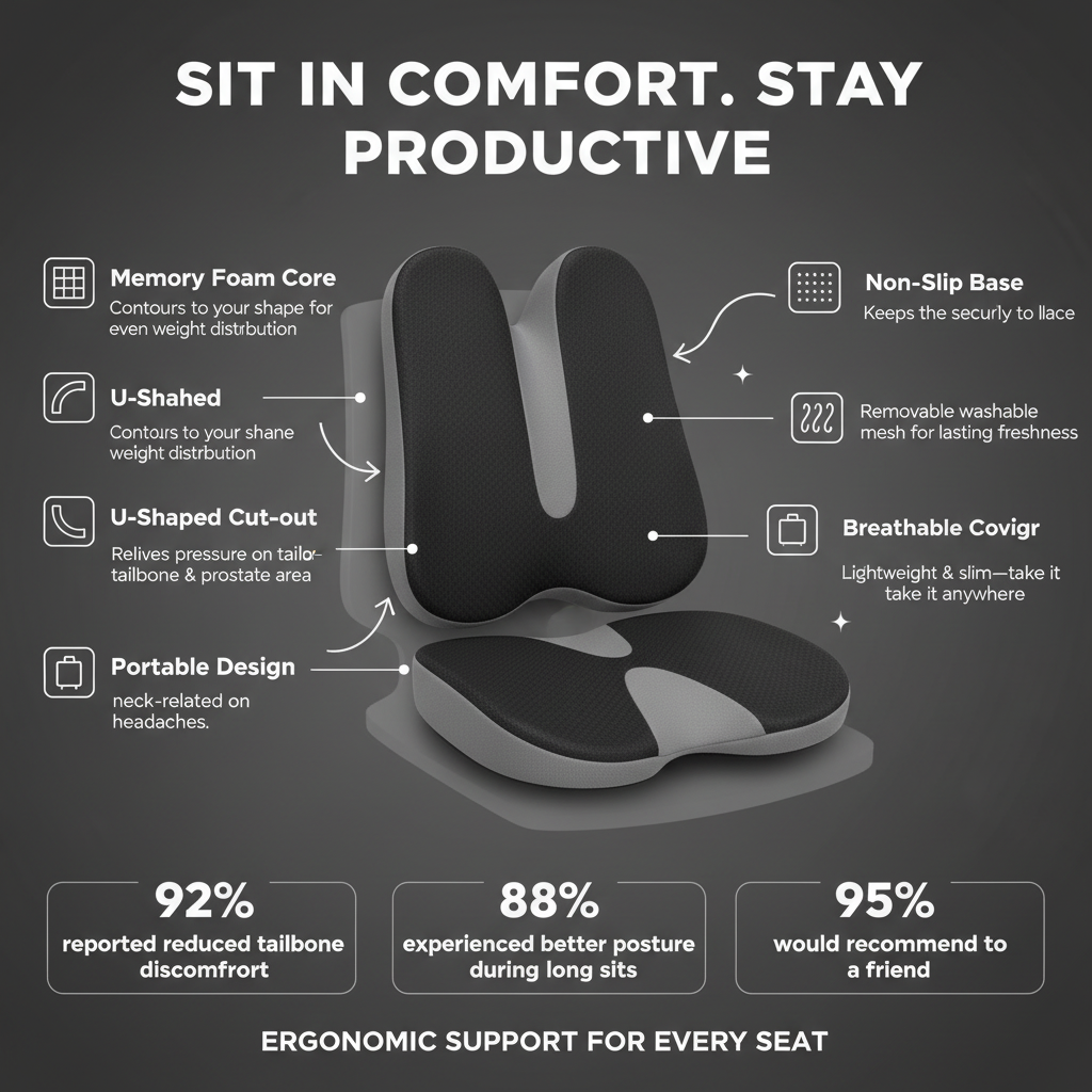 Non-Slip Seat Cushion